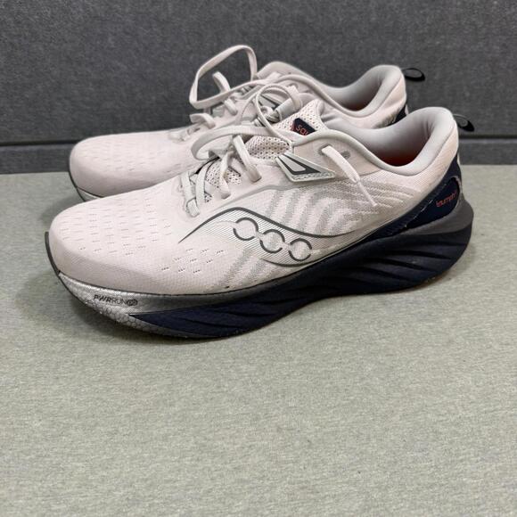 Saucony Other - Saucony Triumph 22 Mens Size 12.5 White Blue Athletic Running Shoes Sneakers